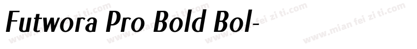 Futwora Pro Bold Bol字体转换